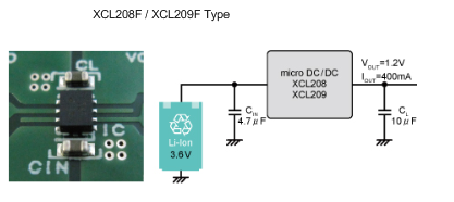 XCL208A103DR降壓DC-DC電源模塊Torex特瑞仕